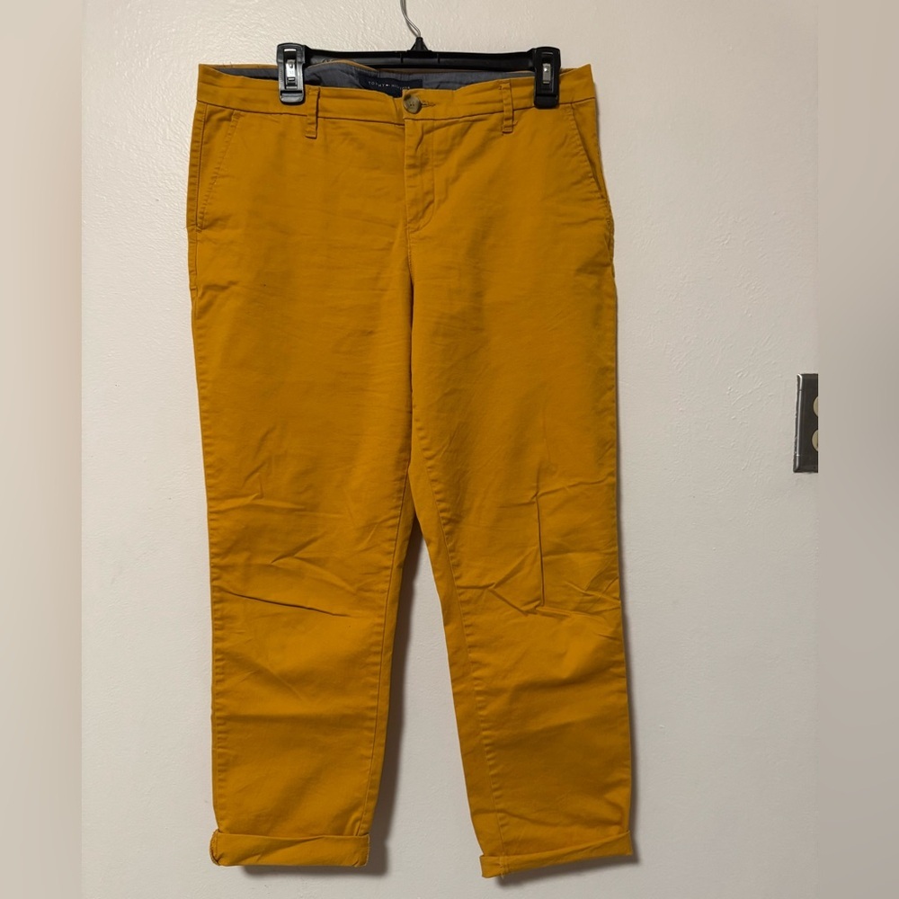 Tommy Hilfiger Yellow Pants, 10